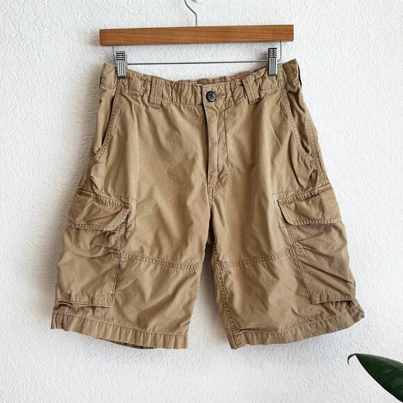 Polo Ralph Lauren Y2K Cargo Shorts Size 30 Baggy Utility Gorpcore Preppy 90s - Picture 1 of 8